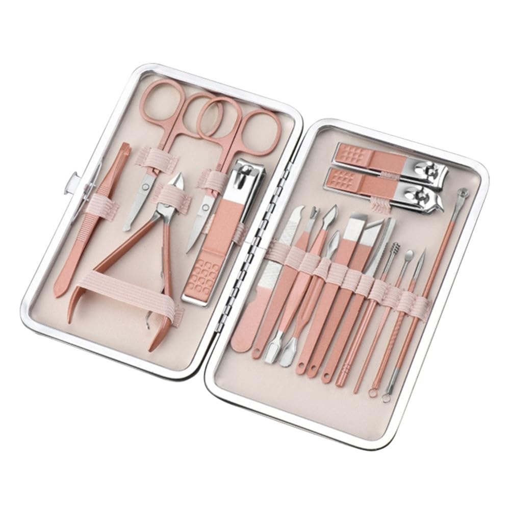 Obcinacze do paznokci Zestaw do manicure pedicure Nożyczki paznokci domowego miejsca pracy Podróż na zewnątrz, E74C3TK302132,RG,18