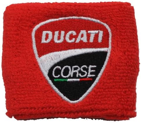 Ducati NEW Corse Red Clutch Reservoir Sock Cover Fits 748, 749, 848, 848 Evo, 916, 996, 998, 999, 1598, 1198, ST2, ST3, ST4, Streetfighter, Hypermotard, Multistrada, Monster 1150
