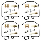 COSA CONTIENE IL KIT: Componenti base per tutti e quattro i carburatori - guarnizioni della vaschetta, O-ring e guarnizioni, getti in ottone, molle e clip.
