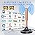 2025 TV Antenna Indoor & Outdoor for Smart TV Local Channels, Up to 550 Miles Range Signal Amplifier 4K Ultra HD, 1080P Full HD Supported, with 16ft HD Cable & AC Adapter