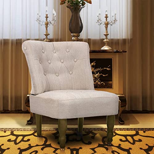 Xichuzi Sillón francés, Butaca, Sillon Orejero, Sillon Lactancia, Sillones para Personas Mayores, Butacas De Cine, de Tela Color Crema