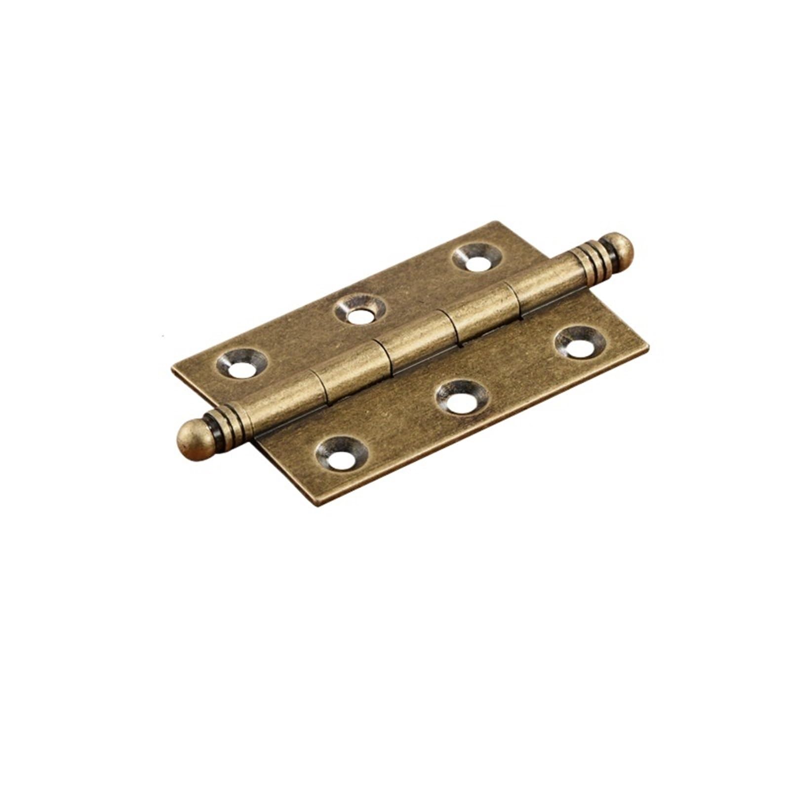 Sfoikvg T3603 Bronze 64Mm Door Hinges Hinges 4Pcs Antique Brass Door 2/2.5/3 Inch Furniture Cabinet Drawer Butt Hinge For Wooden Box Hardware For Outdoor Doors(T3603 Bronze 64Mm)