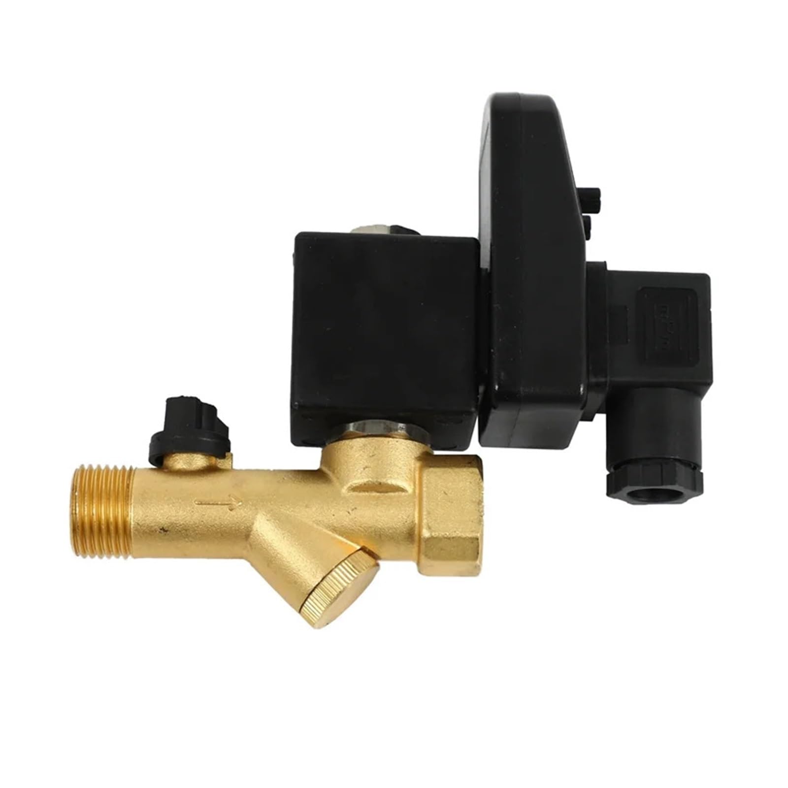 Válvula de drenaje automática electrónica temporiz 2X AC 220V 1/2 pulgadas válvula de drenaje automática del tanque de Gas del compresor de aire electrónico temporizado de 2 vías