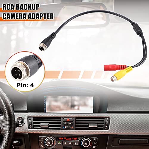 Adaptador de cámara automotriz 4 Pin a RCA X AUTOHAUX miniatura 2