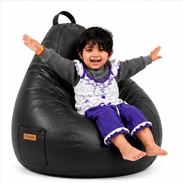 COSAAK 2XL Bean Bag Cover for Bedroom/Living Room, Cover Without Beans-image-10
