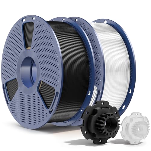 Image of SUNLU PETG Filament 1.75mm,2kg,Black+Transparent