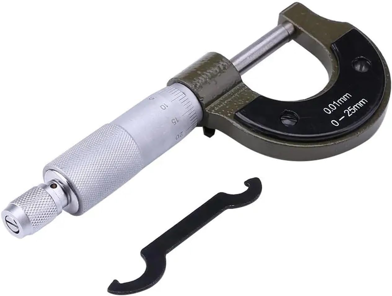 Practical Measurement Micrometer Carbon Steel Metric Micrometer Accessories Micrometer Gauge Meter Accurate Measuring Tool,