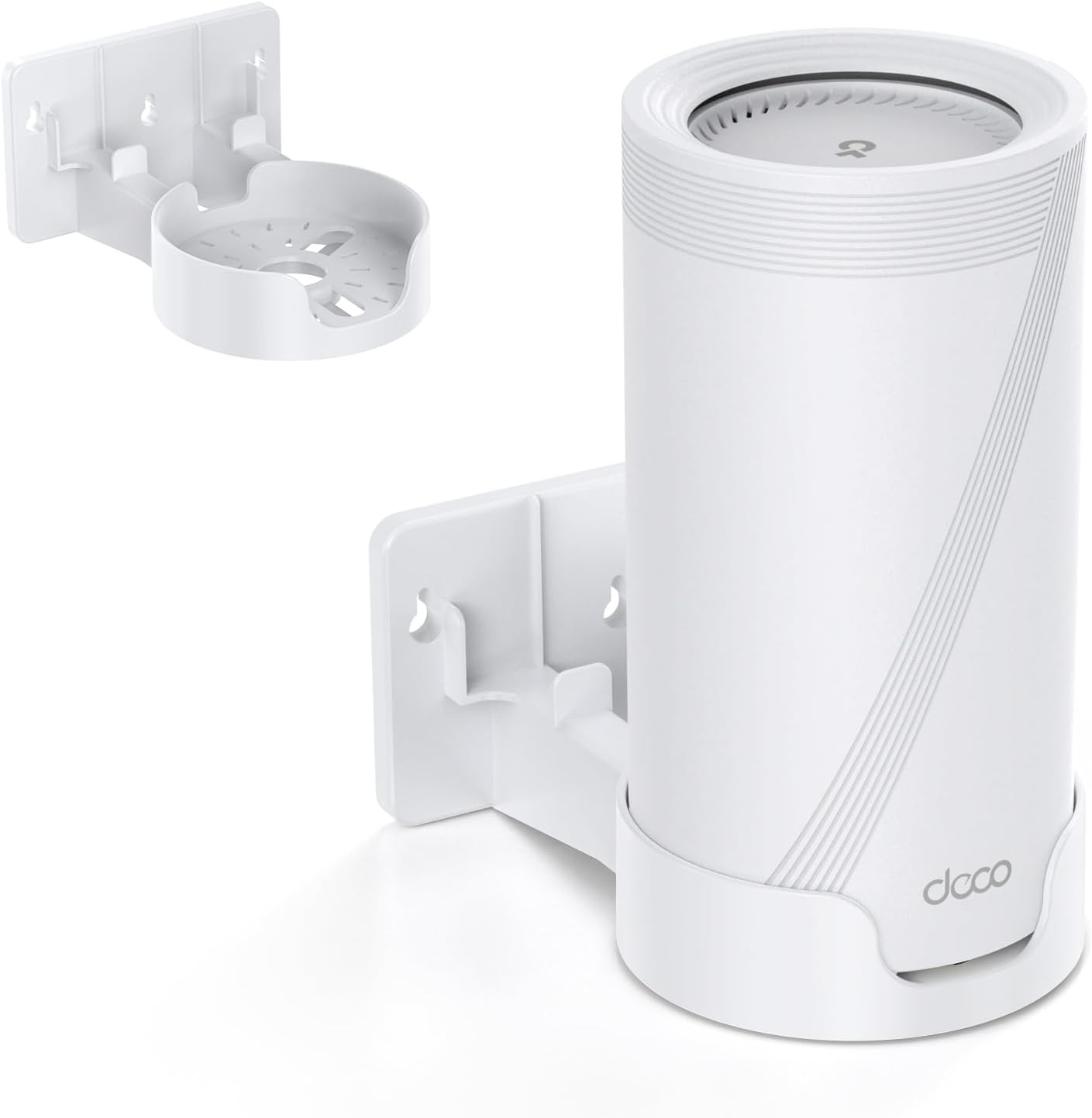 Deco Mesh Wall Mount for Deco BE63/ BE65/ BE75/ BE77/ BE85/ BE95/ BE10000/ BE17000/ BE22000/ BE33000/ BE9300 BE Serie WiFi 7 Mesh System, Deco Mesh Wi-Fi 7 Mount (White, 1 Pack)