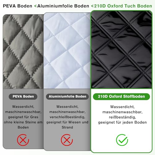 Ausbond Outdoor Picknickdecke Boho, Stranddecke Sandfrei 200x200cm, Tragbare Waschbar Strandunterlage Picknickdecke für Trocken Strand, BBQ, Picknick, Wandern, Reisen Campingdecke