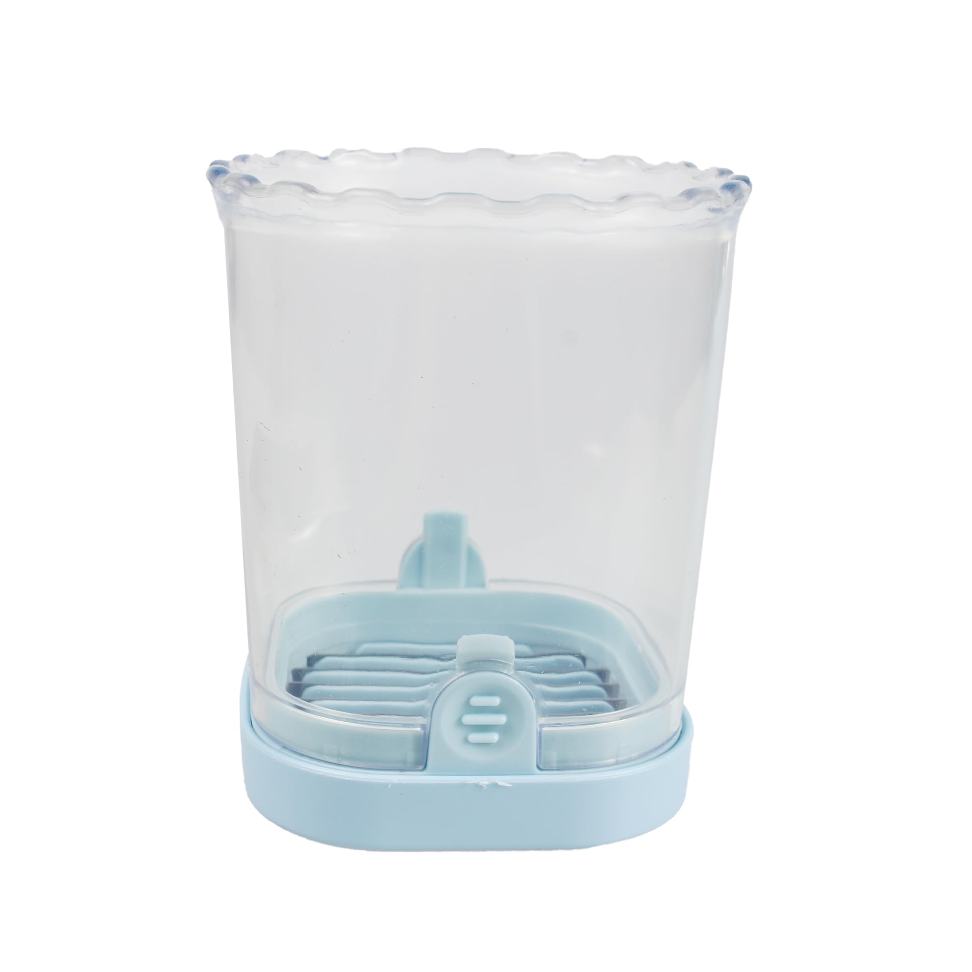 votuyet 1Pcs 2.95 inch light blue grape cutter egg slicer strawberry slicer,fruit cutter strawberry cutter for slicing Grape,Banana,Kiwi,Mushroom,Boiled Egg into neat slices.