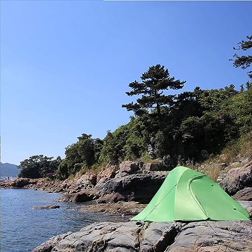 Miniatura 8 de Naturehike Cloud-Up Ultraligero 1 Persona Tienda De Campaña Impermeable Doble Capa Camping Tienda De Campaña 210t Verde Actualizar