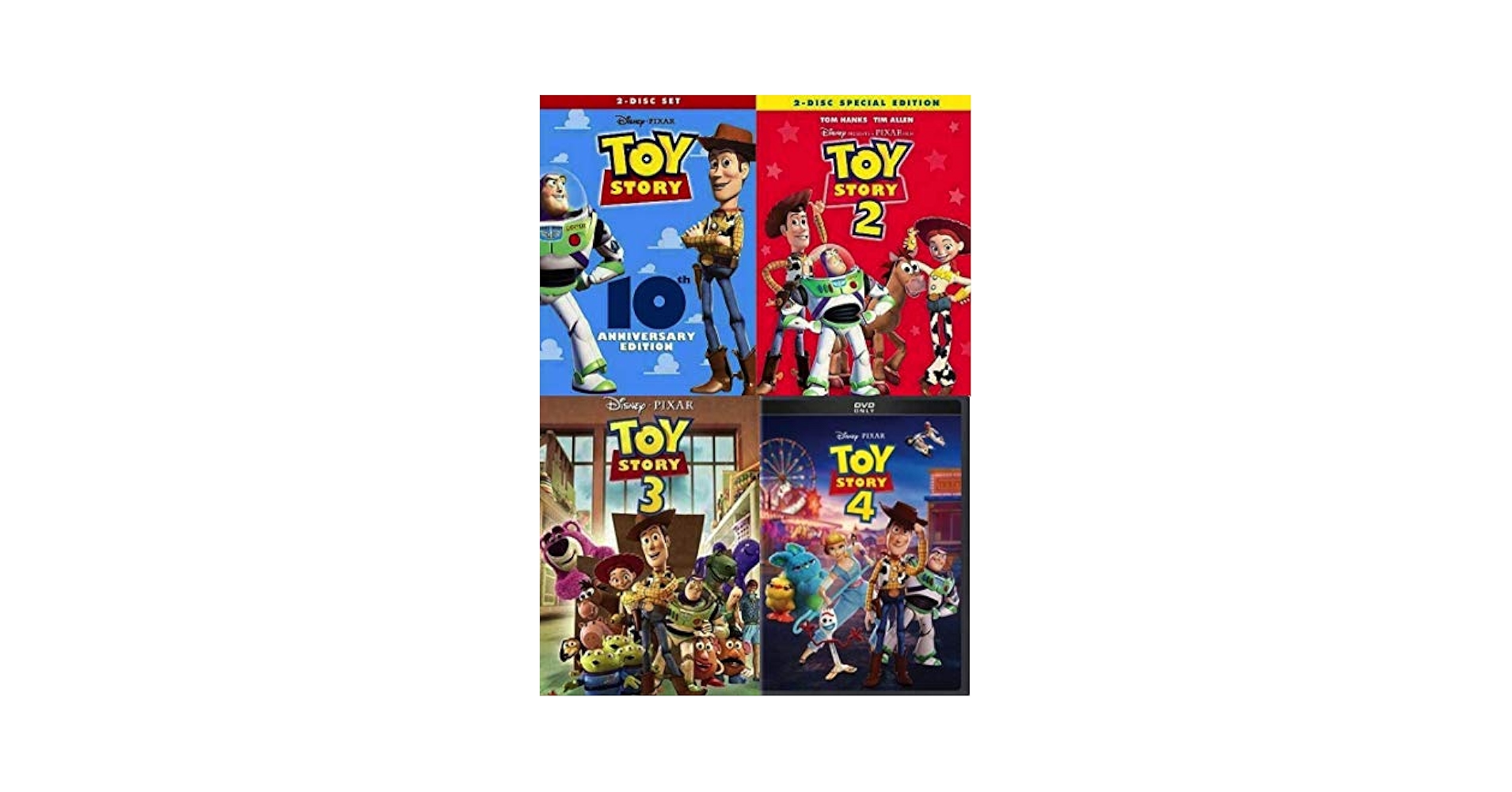 Amazon.com: Toy Story 1-4 Complete Collection DVD : Movies & TV