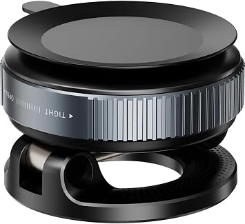 zhoppy 360 Rotatable [Super Power Vacuum In-Car Phone Holder iPhone 11-16 pro max] Vibration Resistant Stand Suitable for All Models Home Auto Use Removable Vacuum Holder