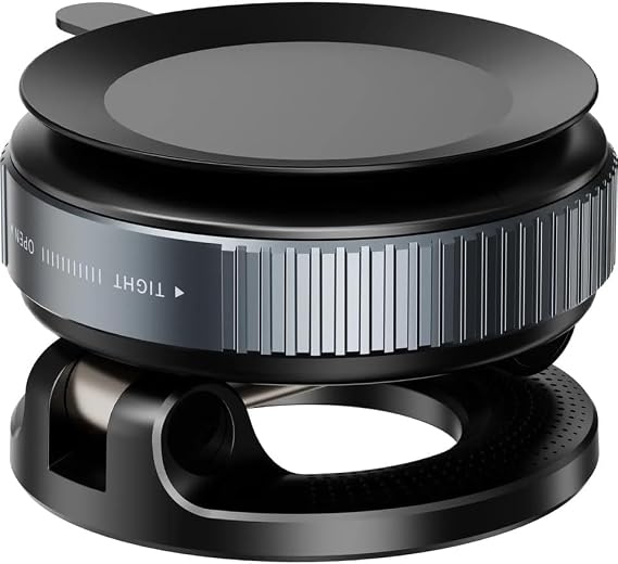 zhoppy 360 Rotatable [Super Power Vacuum In-Car Phone Holder iPhone 11-16 pro max] Vibration Resistant Stand Suitable for All Models Home Auto Use Removable Vacuum Holder