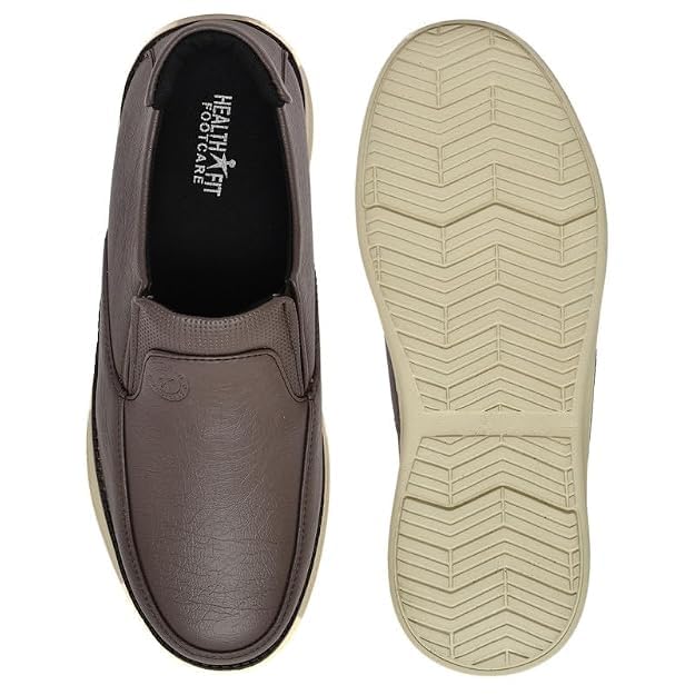 Image of HEALTH FIT Super Comfortable & Breathable Soft Sole Ultra-Lightweight Shoes Everyday Stylish & Durable Classic Design Shoe for Men's 1732