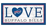 Fan Creations NFL Buffalo Bills Unisex Buffalo Bills Love Sign, Team Color, 6 x 12