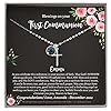 Personalized First Communion Gifts for Girls, Cross Necklace with Meaningful Message