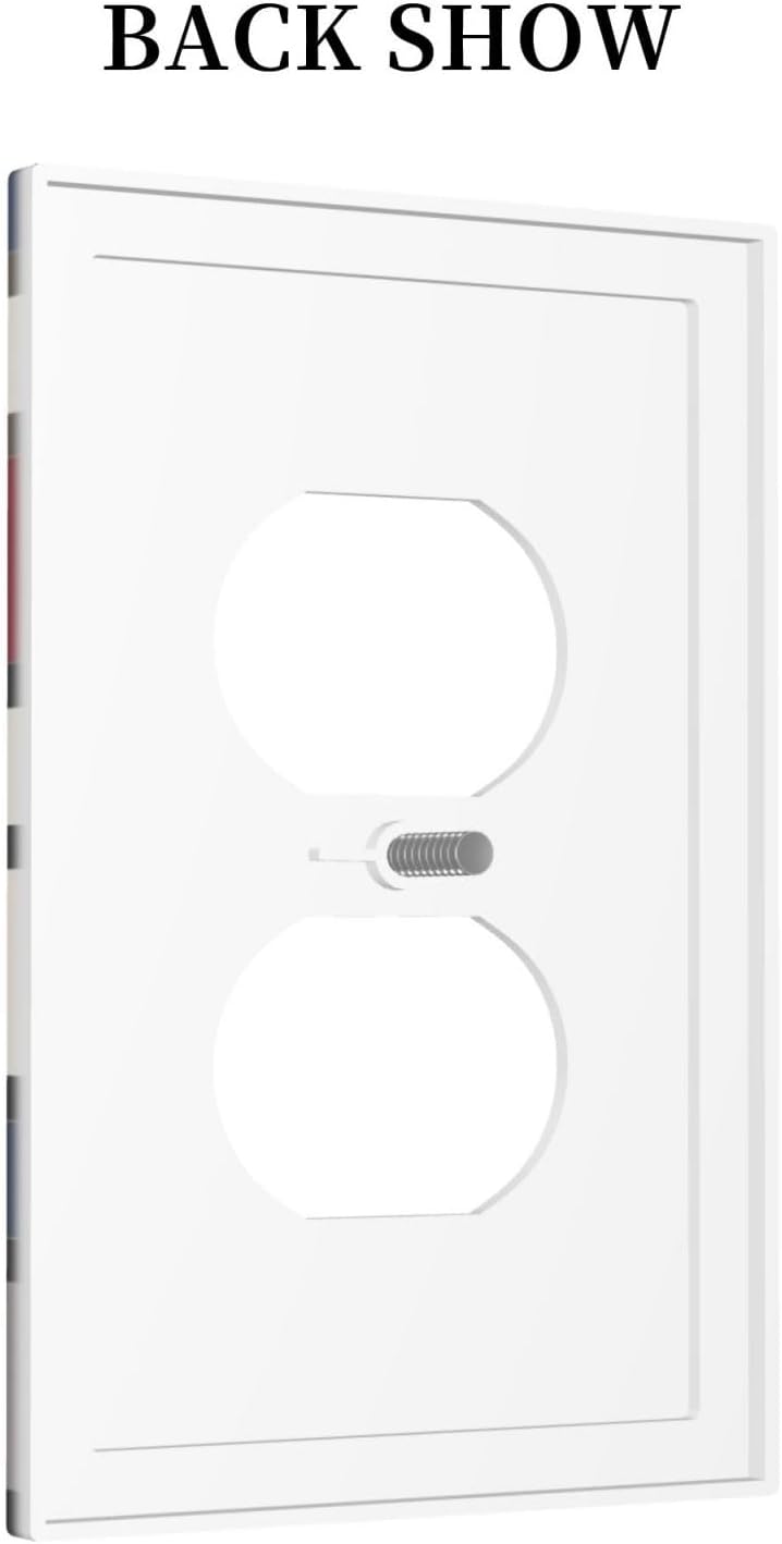 Game Light Switch Cover Pretty Wall Plate Duplex Outlet Jigsaw Puzzle Decorative Outlet Covers Electrical Faceplate Switch Plates For Bathroom Kitchen Home