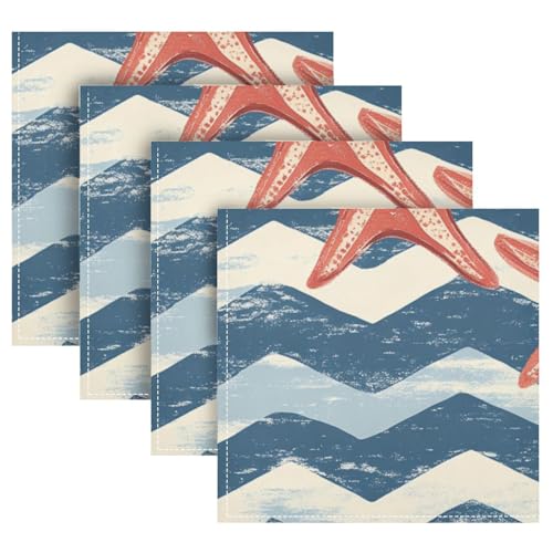 Servilletas de Tela Reutilizables 20x20 Pulgadas x4 miniatura 5
