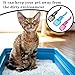 JLEivvi 3 PCS Cat Poop Scoop Durable Cat Litter Scoop Deep Shovel Cat Litter Scooper Litter Tray Scoop Kitty Scoop Pet Poop Cleaning Tool for Pet Poop(Blue,Pink,Black)
