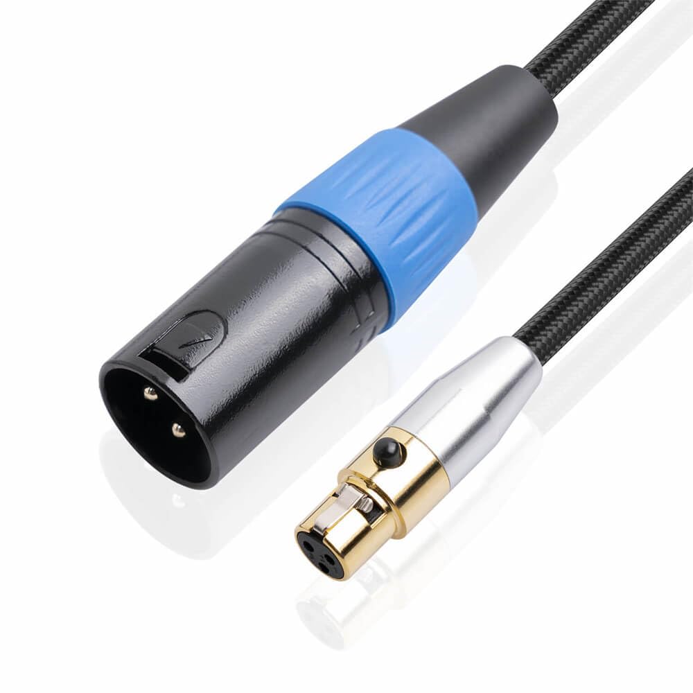 Amazon.co.jp: ミニ XLR メス XLR オスオーディオケーブル 1 メートル
