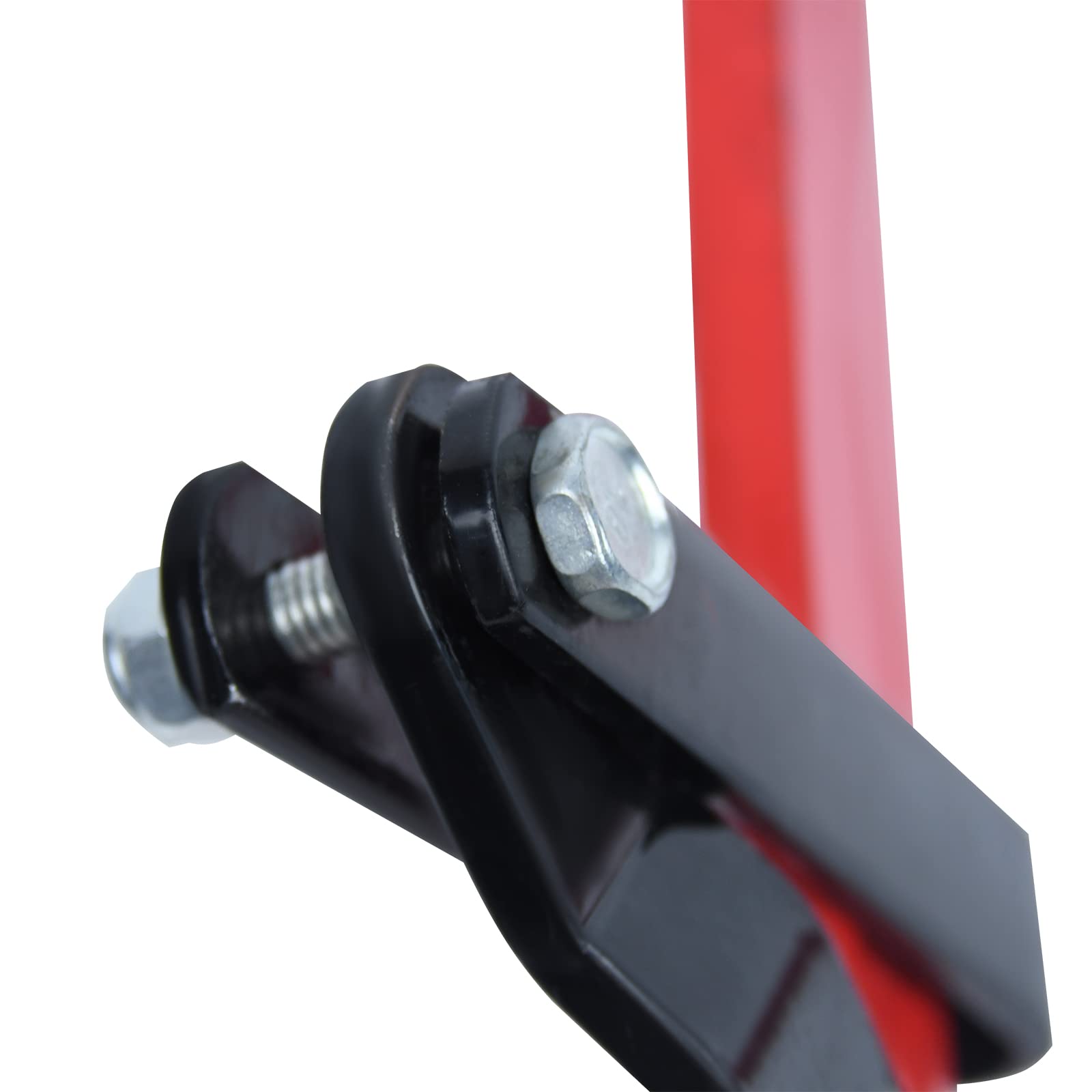Sollevatore a cascata con gancio reversibile, 130 cm, supporto girevole per la silvicoltura e la coltivazione del legno, rosso