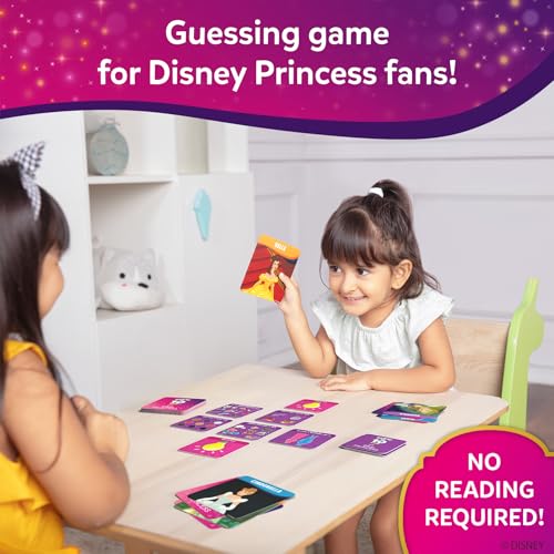 Image of Skillmatics Guess in 10 - Disney Princess Card Game for Preschool Kids, Girls & Boys Who Love Cinderella, Ariel, Jasmine, Fun Travel Game & Gifts for Ages 3, 4, 5, 6