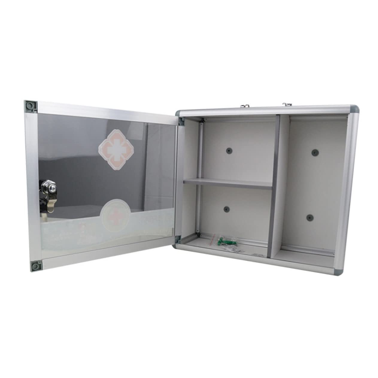 Botiquín de Primeros Auxilios Portátil Caja de Medicamentos para Pared Contenedor de Almacenamiento para Kit de Emergencia para Hogar y Oficina
