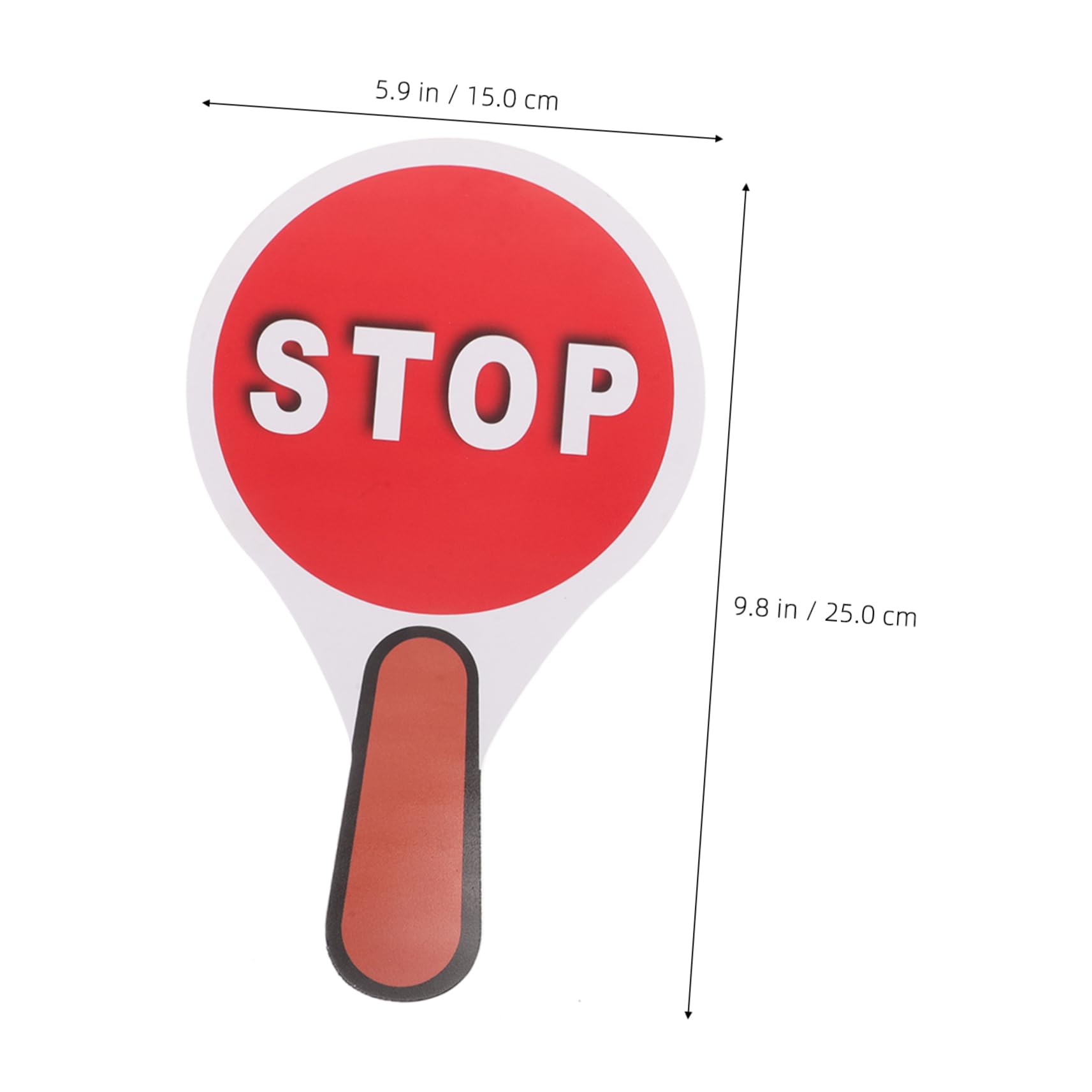 Parliky Traffic Signs Set 4pcs Double-sided Stop Light Toys Handheld Play for Boys and Girls Safety