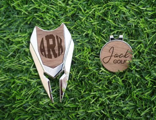TPFOON Custom Engraved Golf Ball Marker Set ...