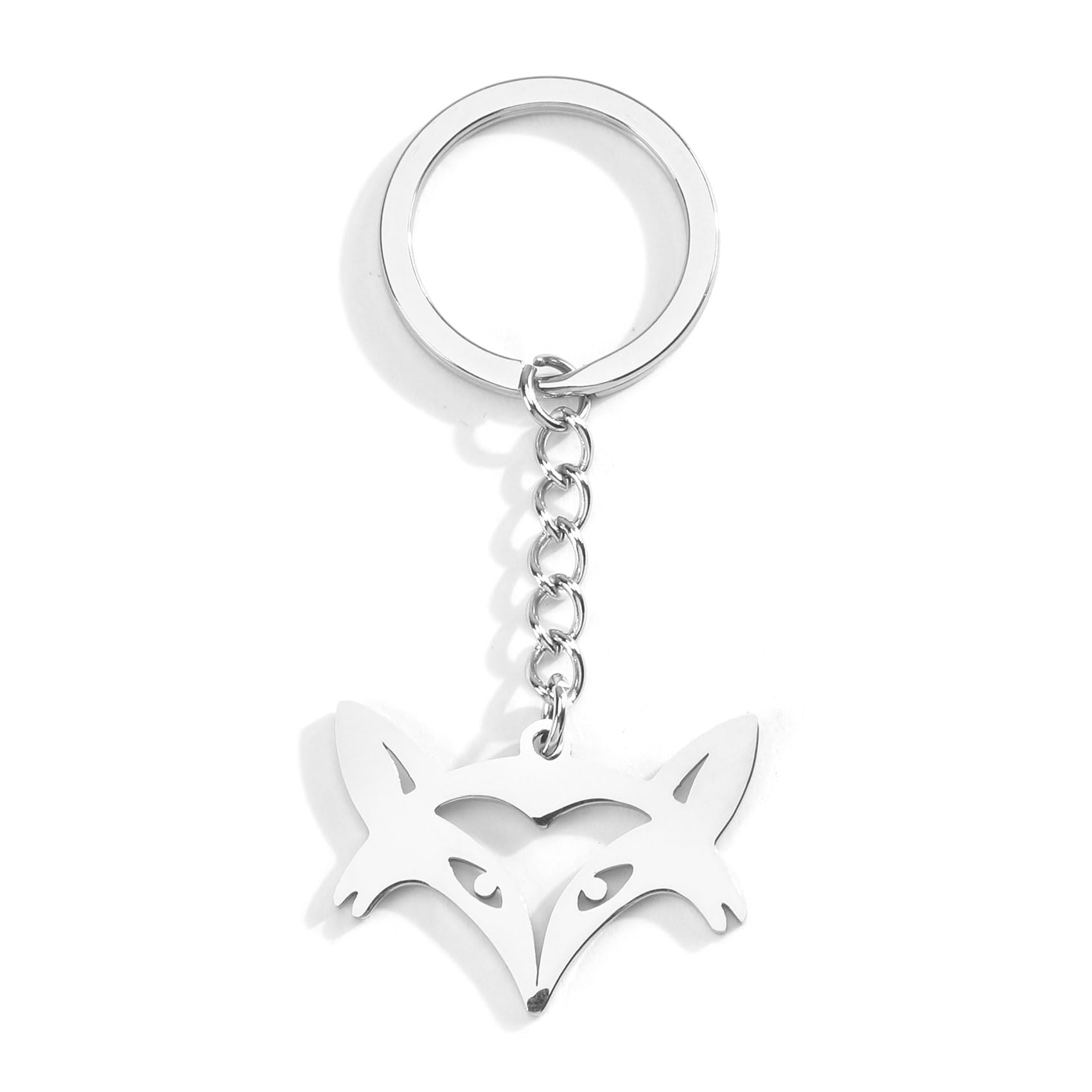 Tranbath Edelstahl Schlüsselanhänger Mit Süßem, Hohlen Anhänger, Personalisierte Geschenk Für Frauen, Als Geburtstagsgeschenk, Oder Kleine Aufmerksamkeit Für Guter Freundinnen