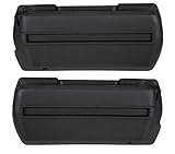 OER 8769926/27 1968-1972 Black Standard Arm Rest Base Set Camaro Firebird Nova