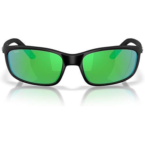 Costa Del Mar Sunglasses For Men Brine II Mens Polarized Sunglasses - Fishing, Boating & Beach UV Protection - Size 59-580P