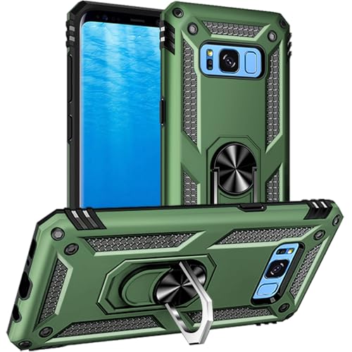 Coque Samsung S8 antichoc avec anneau intégré pour une protection intégrale