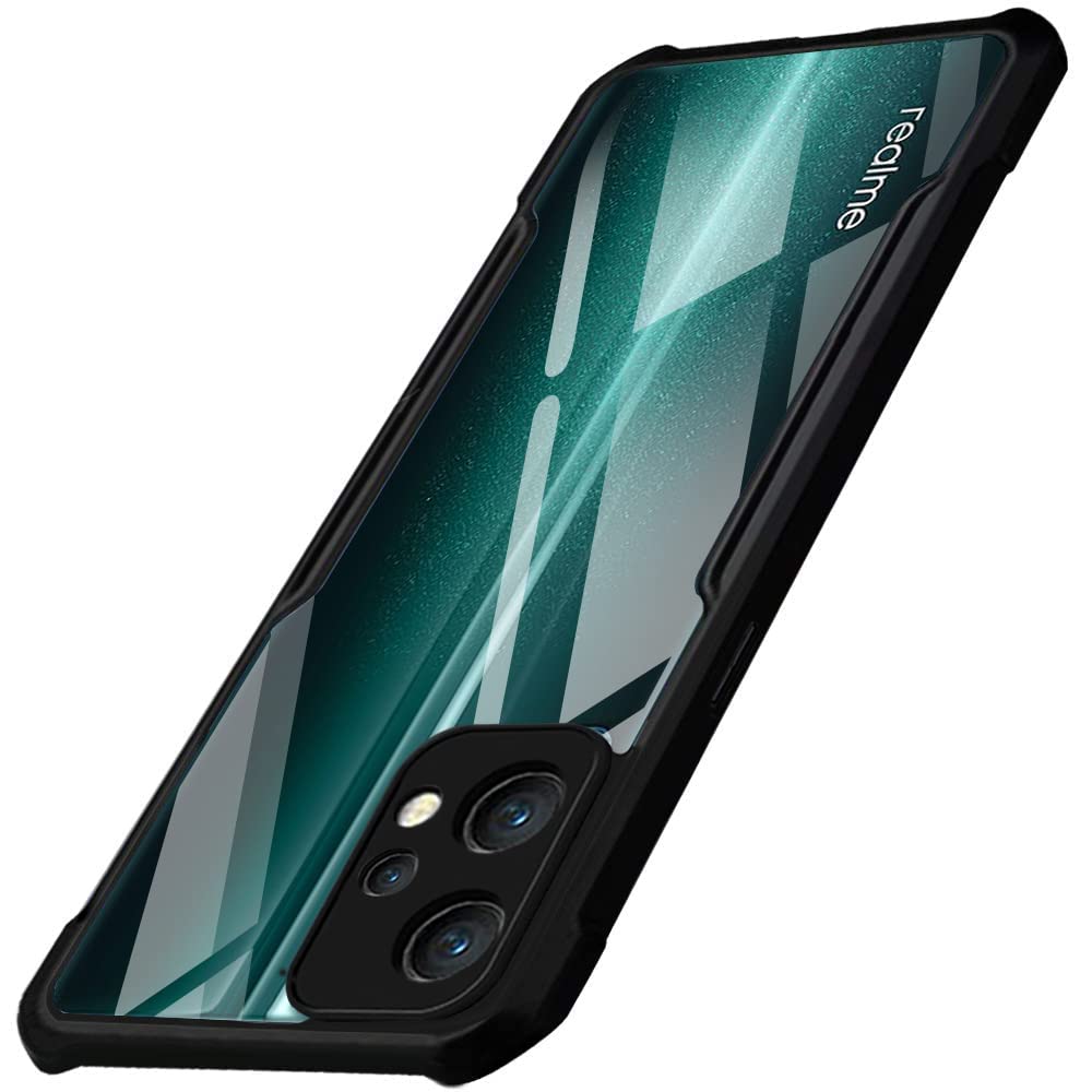 WOW IMAGINE Shock Proof Clear Back Case Mobile Cover for Realme 9 Pro 5G (Hard | Hybrid PC + TPU | Full Armour Device & Camera Protection | Black) (B09XX7CNZT) Amazon Price History, Amazon Price Tracker