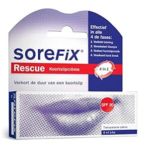 Sorefix Rescue Koortslipcreme Tube, 6 ml