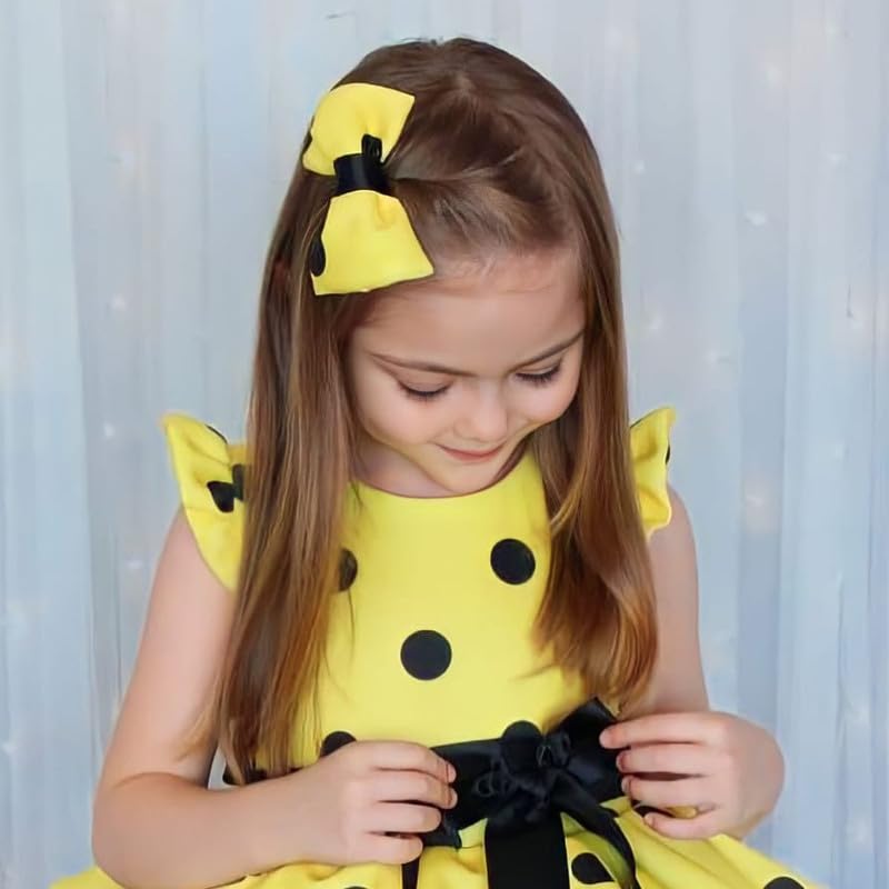 Image of Niren Enterprise Multipatteren Baby Girl's Knee Length Frocks with Digital Prints