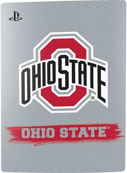 Skinit Decal Gaming Skin Compatible with PS5 Bundle - Officially Licensed Ohio State University Distressed Logo Design