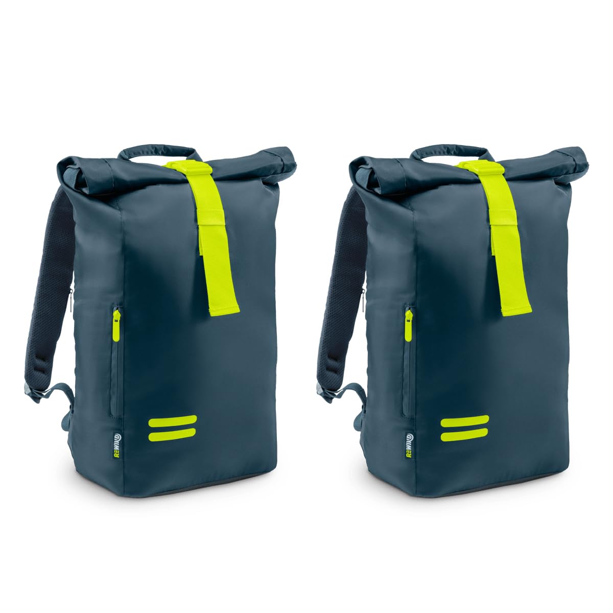 simpa 22L Water Repellent Blue Commuter Backpack 46 x 29 x 16.5cm - Set of 2 Bags