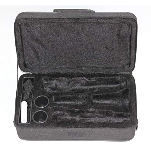 Klarinettenkoffer für B-Klarinette (Böhm- und Deutsches System) - 7 Einlassungen und Außentasche - Universal Gigbag Koffer für Klarinette