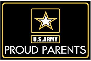 Proud Army Parents 18X24 inch 2-Sided Yard Signs with Stakes