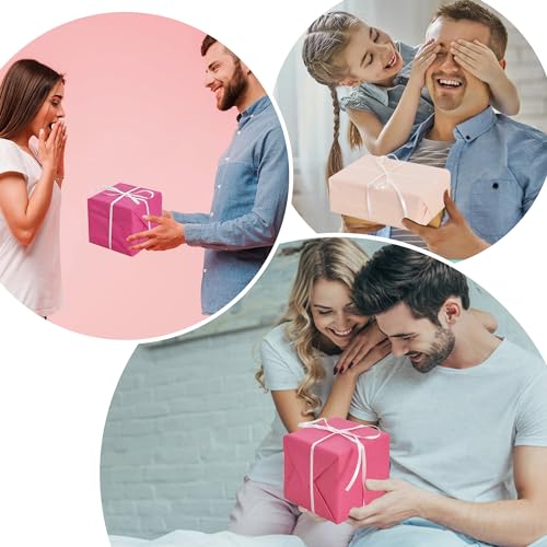 Image of BEISHIDA 100 Sheets Pink Series Tissue Paper Bulk, Wrapping Tissue Paper for Gift Bags, 14 x 20 Inch Gift Wrap for Valentine Birthday Wedding Graduation DIY Crafts Holiday Flowers(Pink Series)