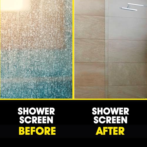 Image of Kilrock Limescale Remover Power Spray Cleaner 2 x 500ml - Rapid Action Formula - Destroys Hard Water Stains, Soap Scum, Dirt, and Grime - Perfect for Bathrooms, Sinks, Shower Screens, Toilets, Baths