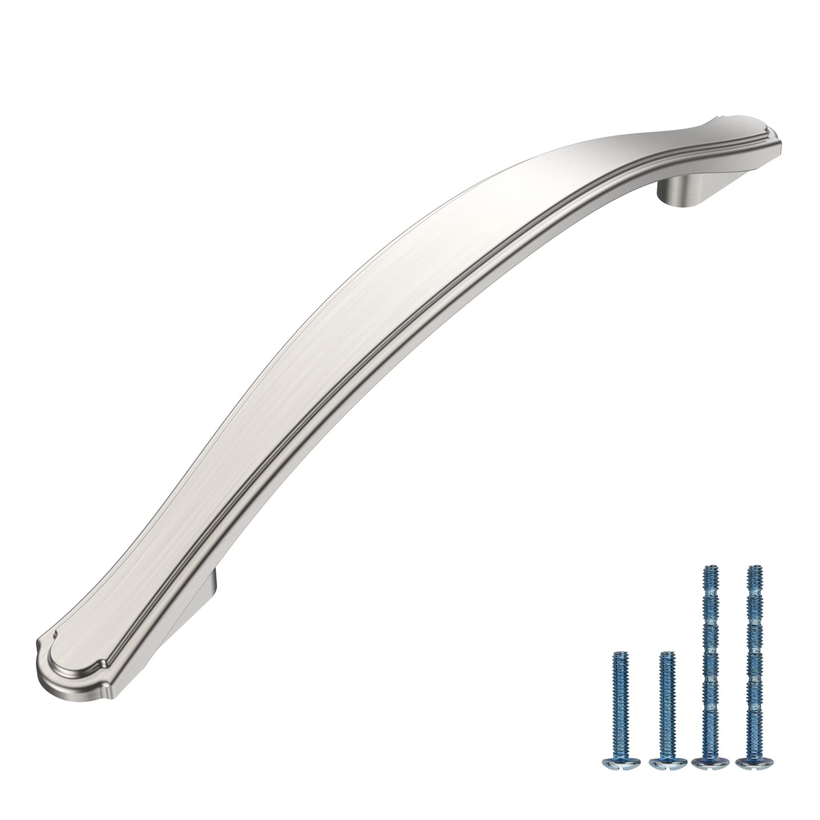 AOOTOCH 10 Pack Brushed Satin Nickel Cabinet Pulls 5 Inch Kitchen Cabinet Handles Kitchen Handles for Cabinets Nickel Drawer Pulls Dresser Pulls Cupboard Handles