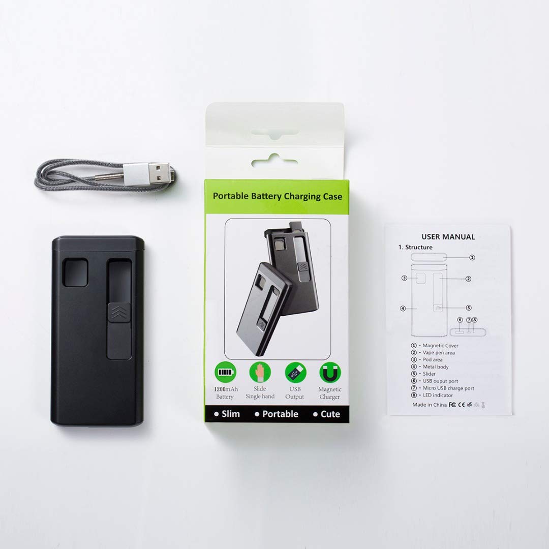 Jmate 1200 Mah Portable Charging Case And Pods Holder Juul