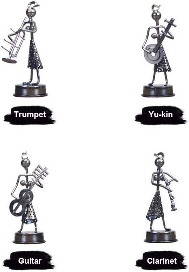 Little Iron Art Musician Creative Men/Women Music Band Crafts Home Office Desk Decoration Birthday Gift 8 Pack (Woman) | Home Office Desk Decoration Birthday Gift
