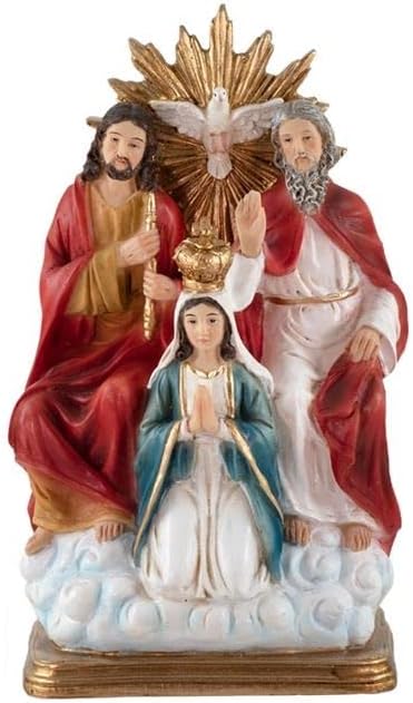 20cm Hand Painted Resin Holy Trinity Figurine