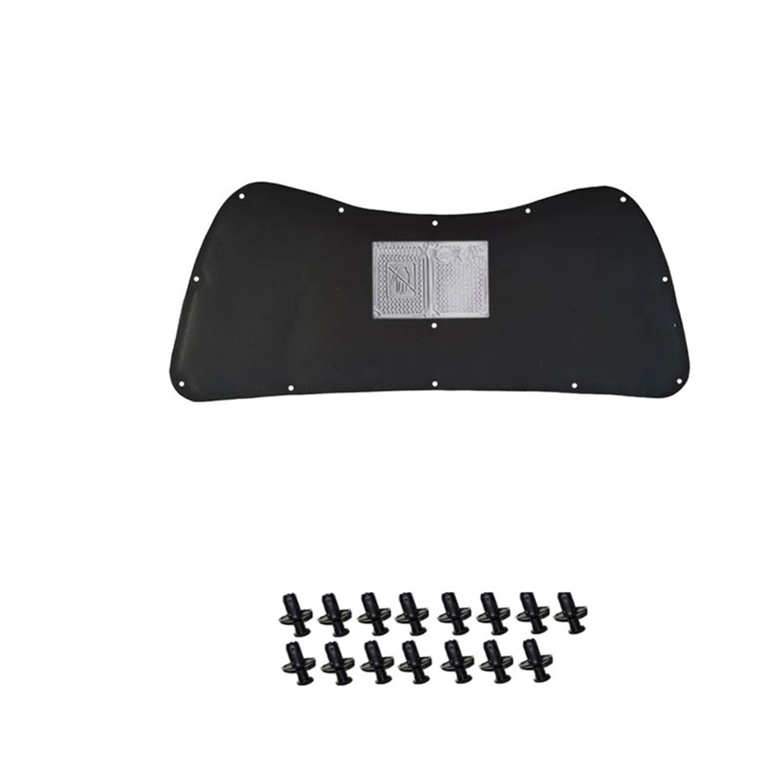 Chpbzaaky 16-21 Aluminum Foil Compatible For Hyundai Tucson Tl 2016~2021 2017 2018 2019 2020 Car Front Hood Linin Engine Thermal Insulation Soundproof Cotton Accessories(16-21 Aluminum Foil)