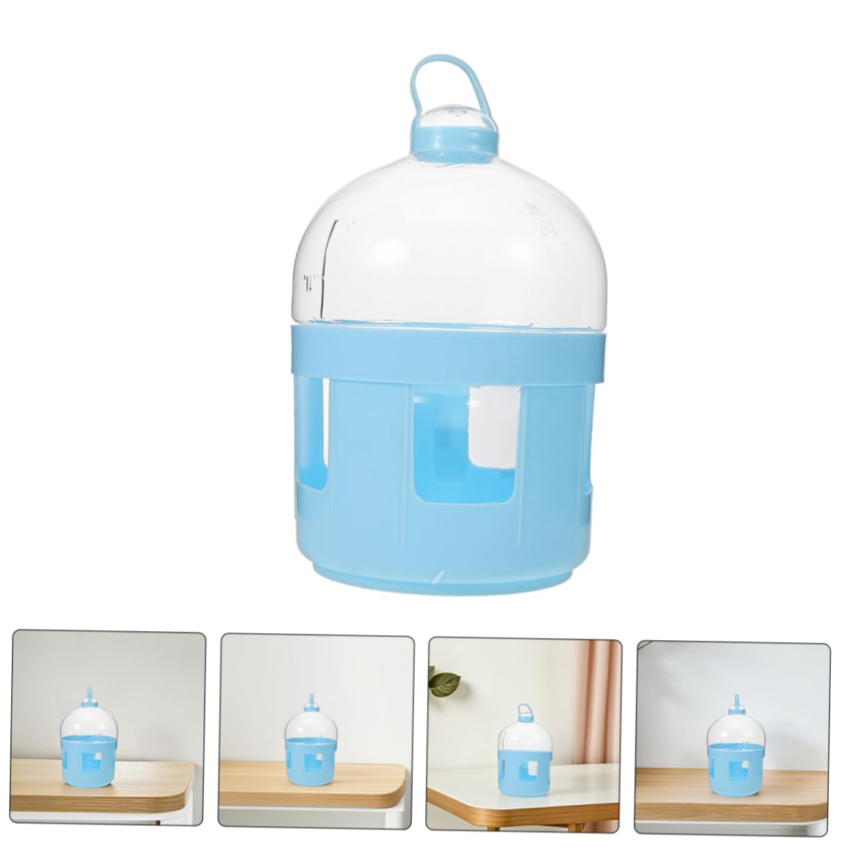 POPETPOP 2 Bebederos para Palomas Boca Ancha de Abs, Dispensador de Agua para Jaulas Que Facilita la Limpieza y Promueve Hidratación Saludable