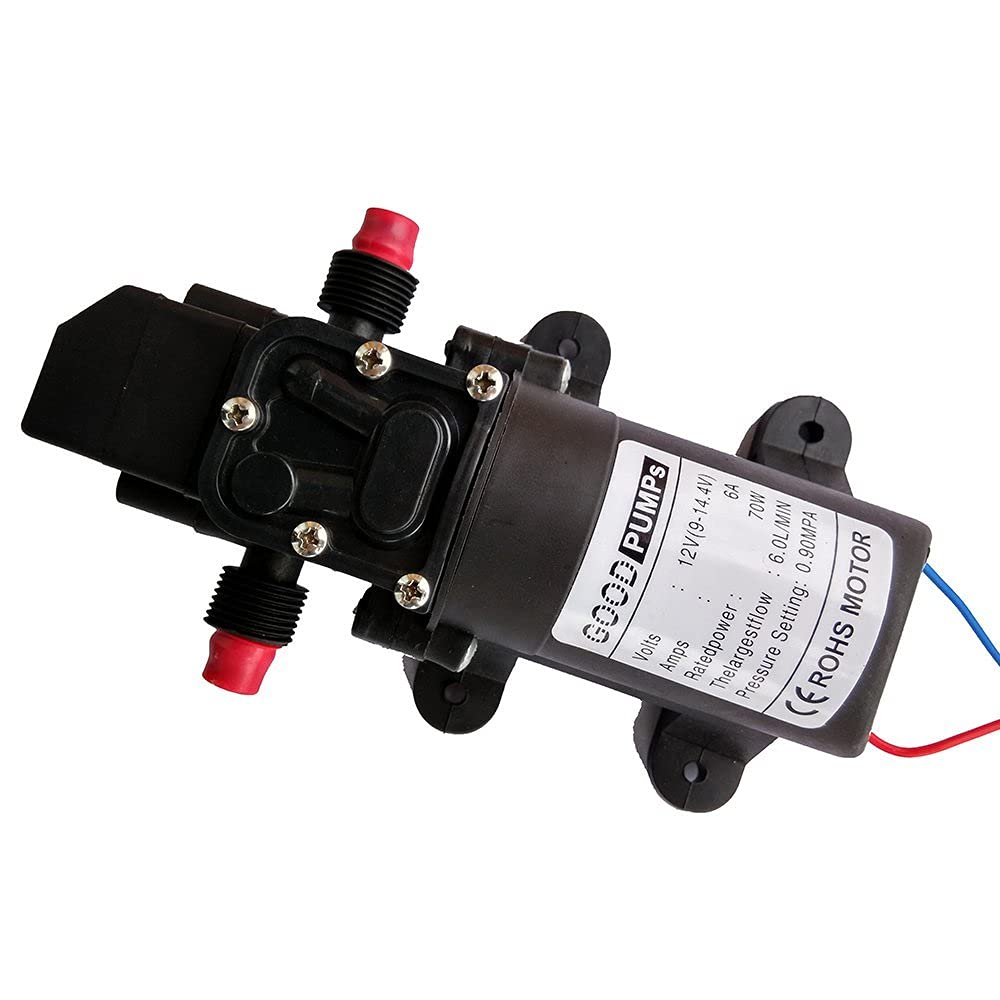 Pompa Acqua 12V 6L/min Autoadescante - Alta Pressione, Per Lavaggio Auto E Irrigazione - Foto 10